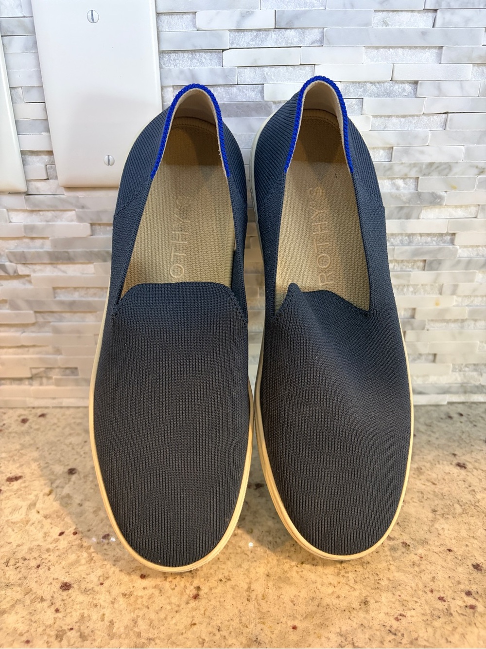 Rothy's The Original Slip On Sneaker Dark Navy